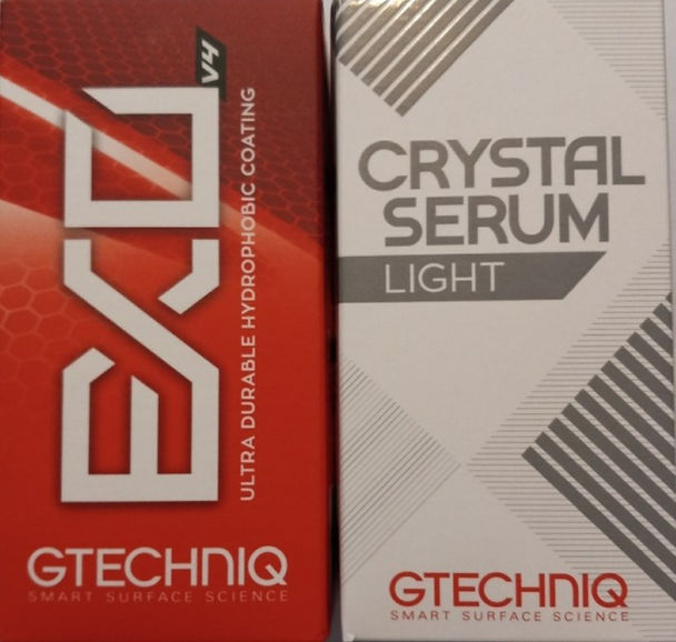 GTECHNIQ Crystal Serum Light + EXO Combo Package