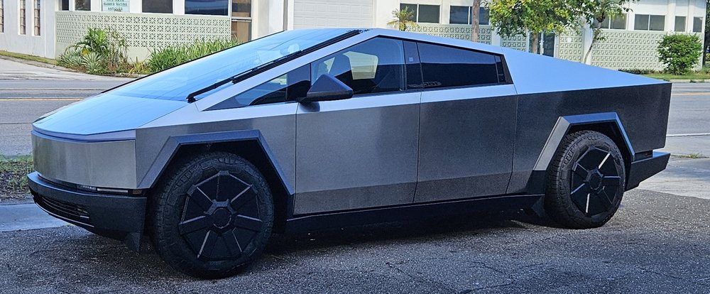 Tesla Cybertruck detailed at St Pete Auto Detail