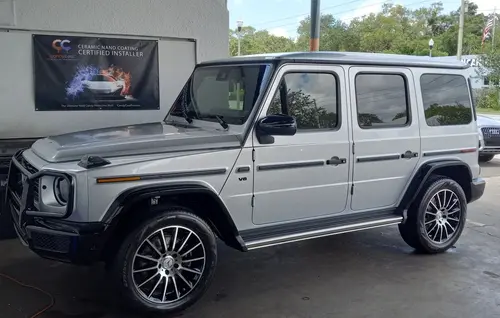 Mercedes G-Wagon freshly waxed at St Pete Auto Detail